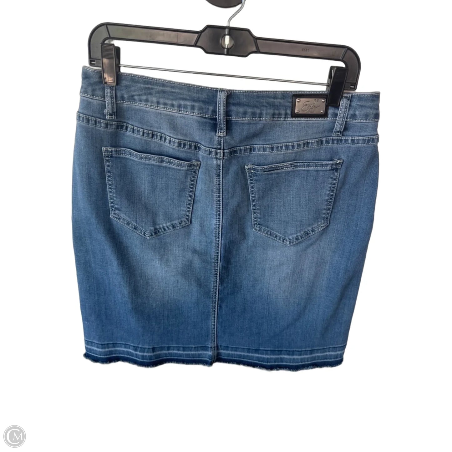 Skirt Mini & Short By Earl Jean In Blue Denim, Size: 10