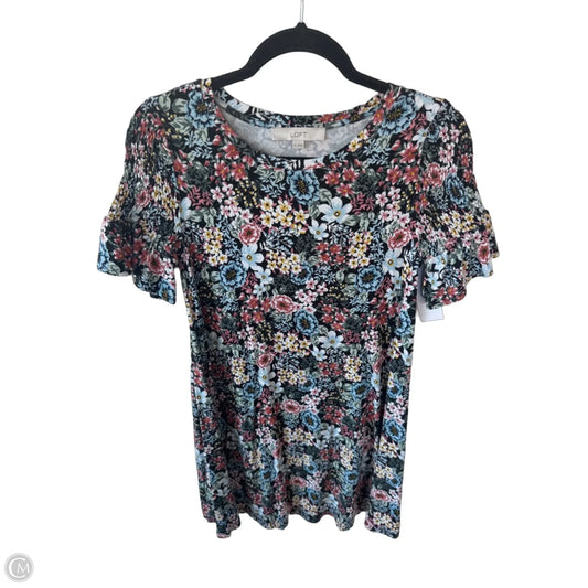 Dress Casual Short By Loft In Black & Blue, Size: Xs
