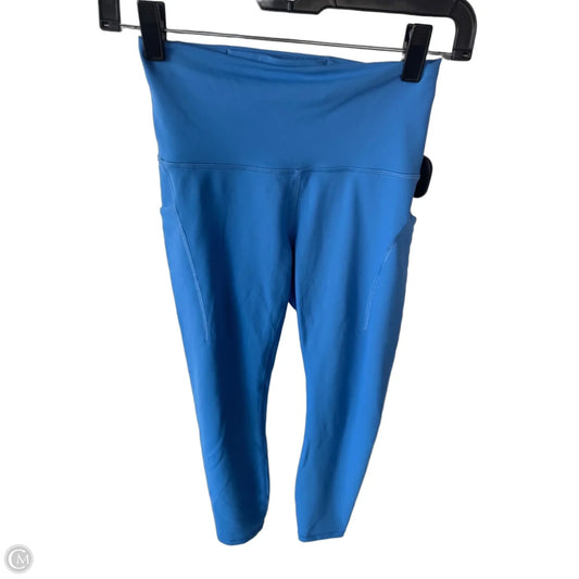 Athletic Leggings By Lululemon In Blue, Size: 4