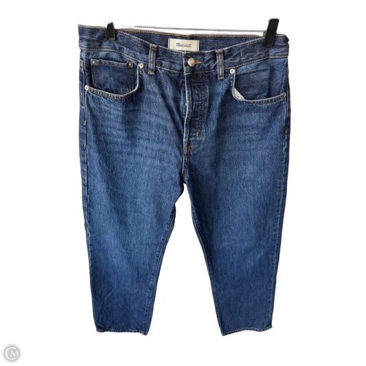Jeans Straight By Madewell In Blue Denim, Size: 8