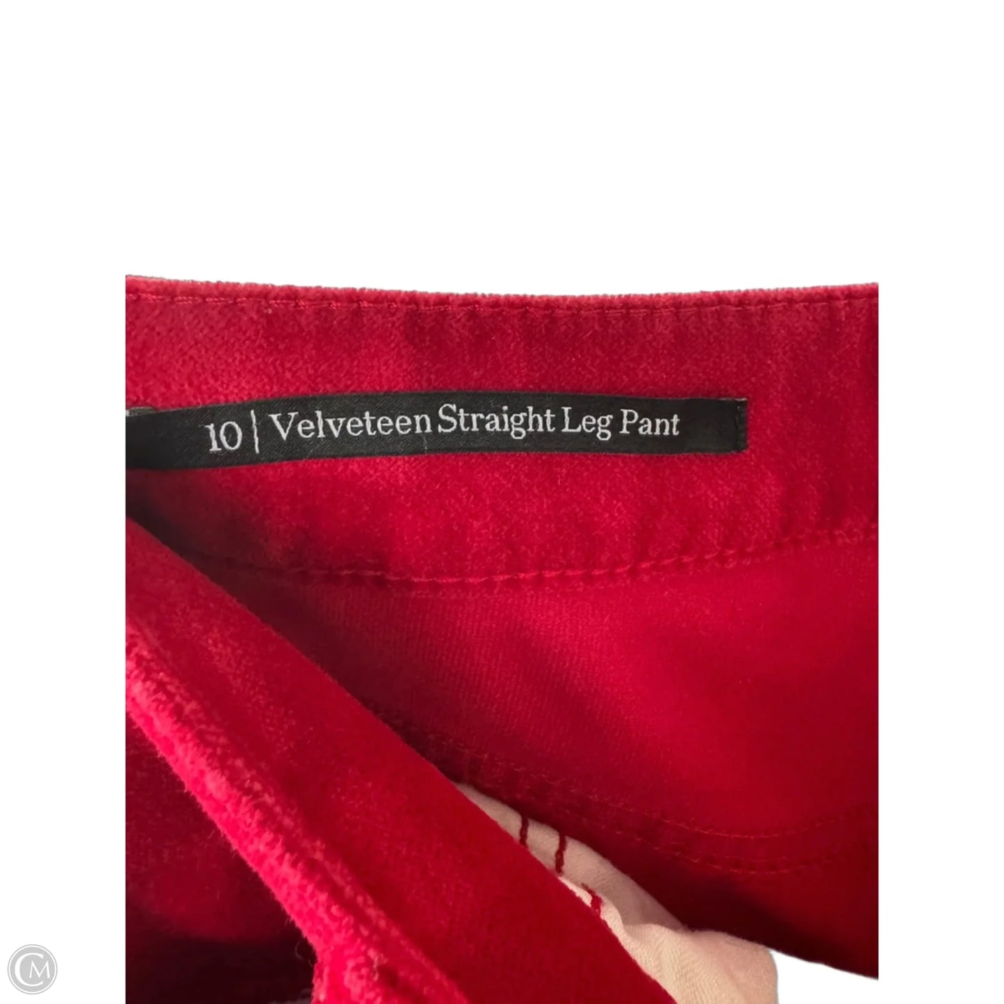 Pants Corduroy By Talbots In Red, Size: 10