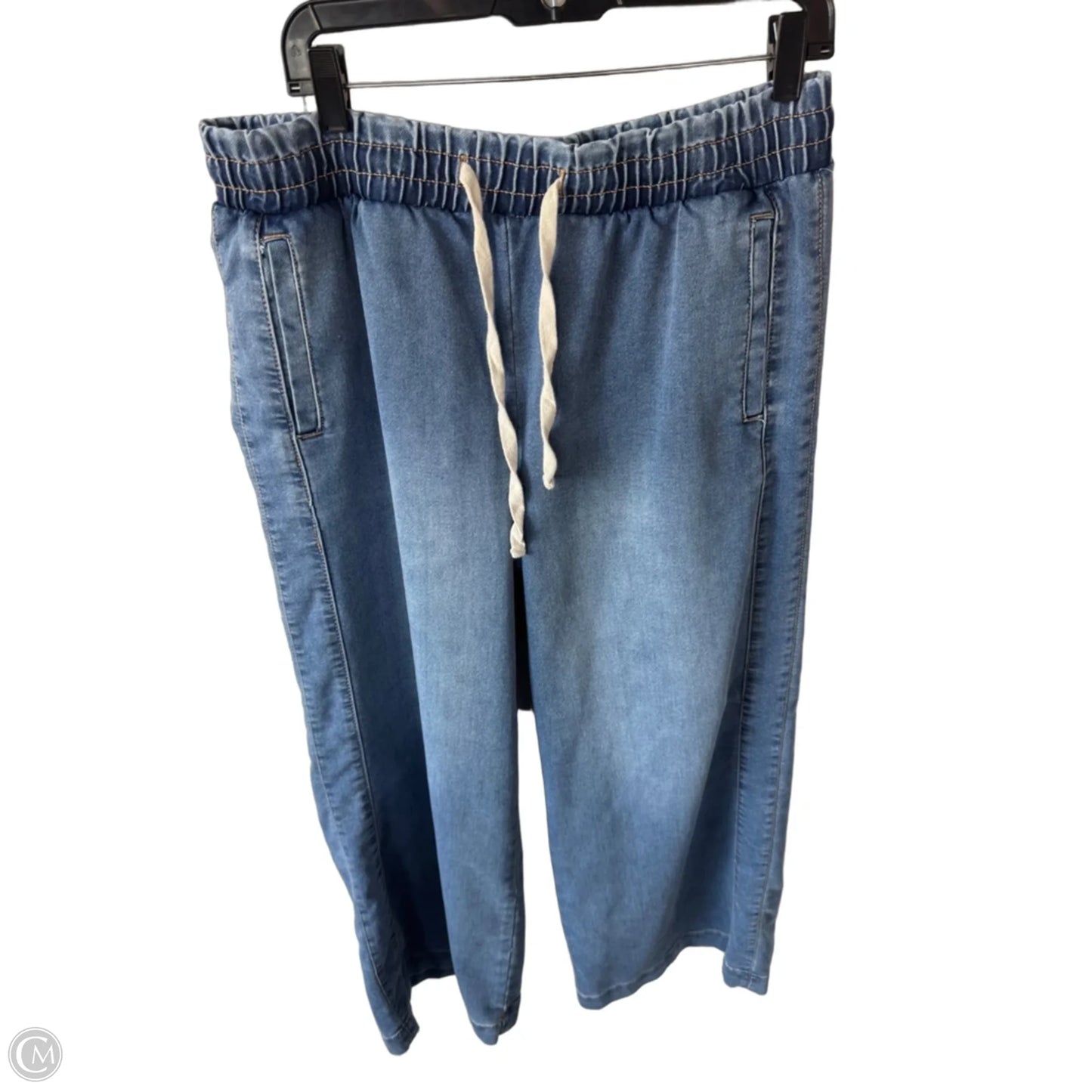 Jeans Wide Leg By Kensie In Blue Denim, Size: 12