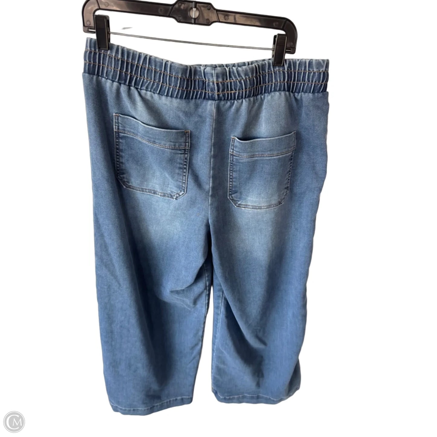 Jeans Wide Leg By Kensie In Blue Denim, Size: 12