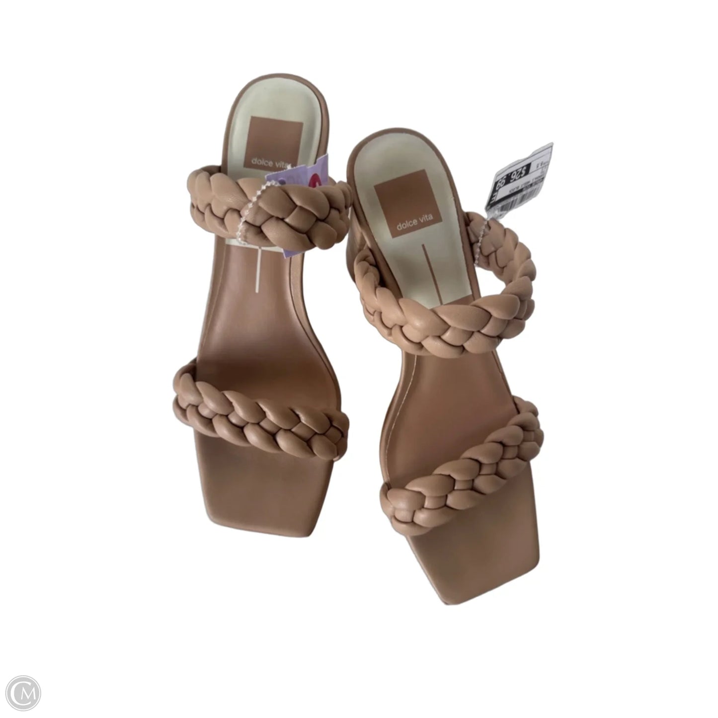 Sandals Heels Block By Dolce Vita In Tan, Size: 9.5