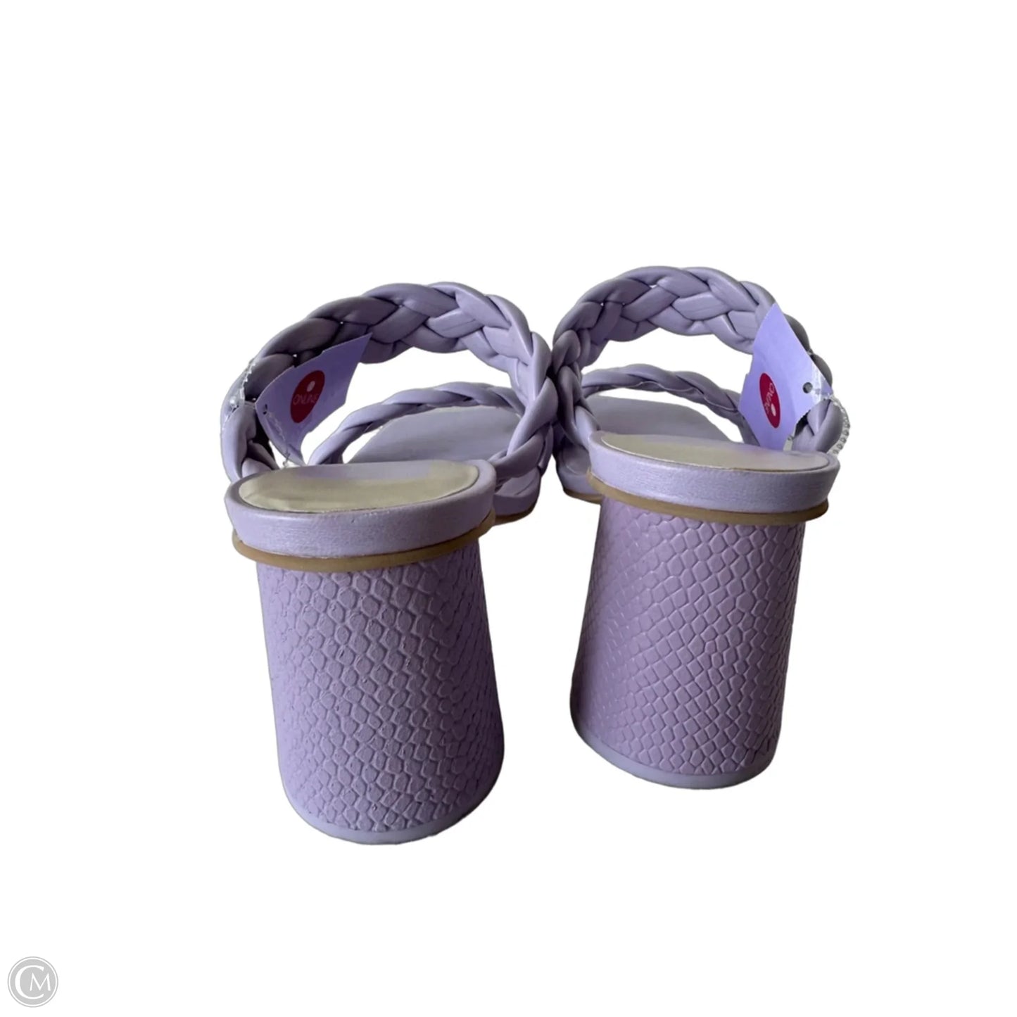 Sandals Heels Block By Dolce Vita In Purple, Size: 9.5