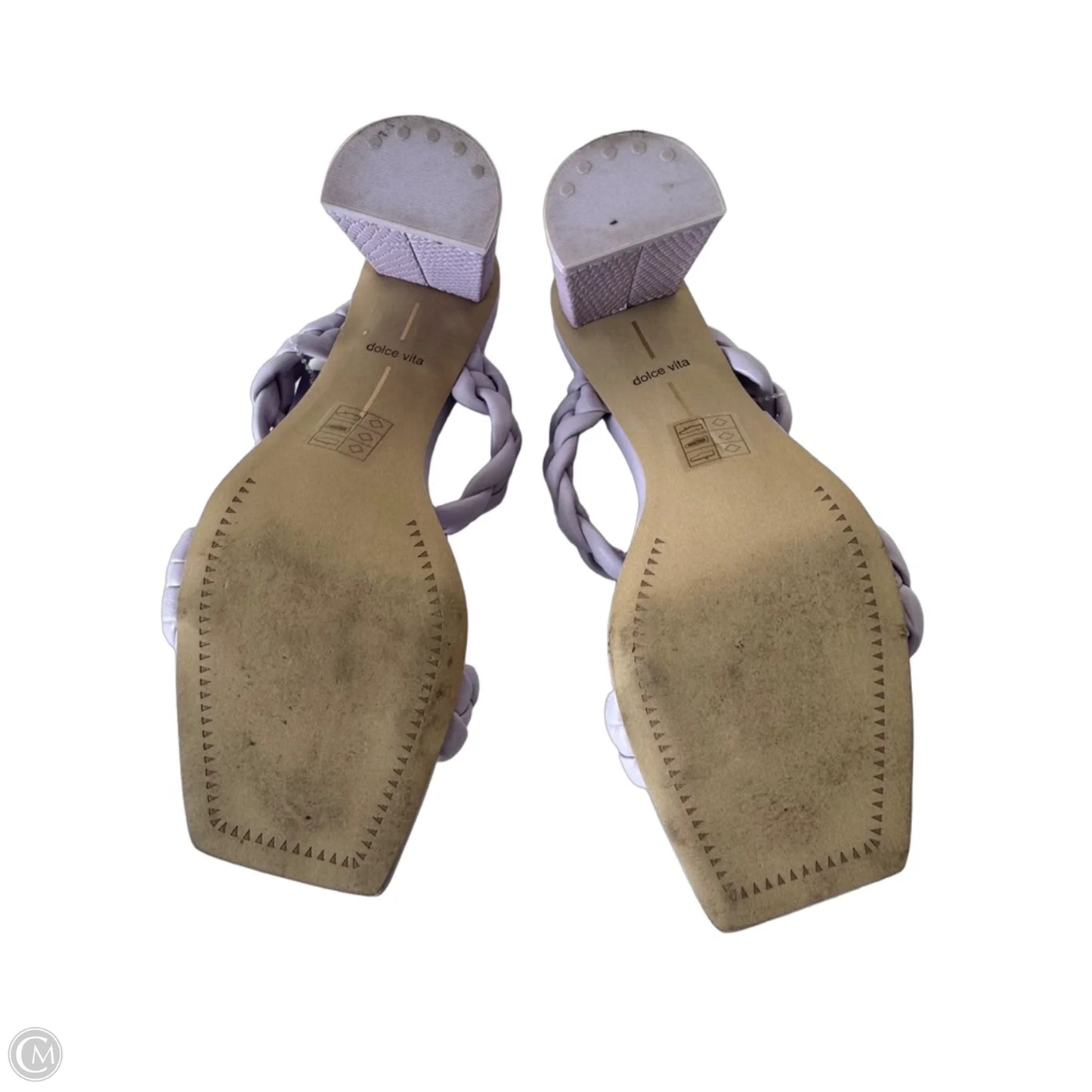 Sandals Heels Block By Dolce Vita In Purple, Size: 9.5