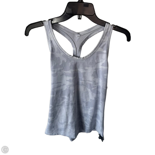 Athletic Tank Top By Lululemon In Grey, Size: M