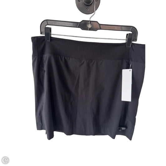 Athletic Skort By Athleta In Black, Size: 14