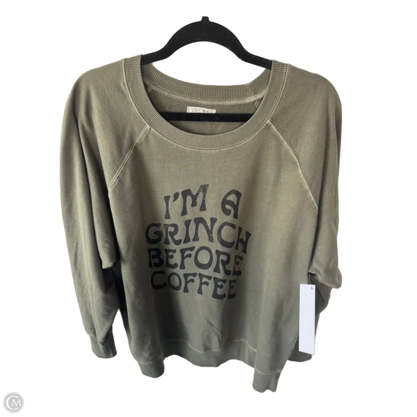 Sweatshirt Crewneck By Maurices In Green, Size: Xxl