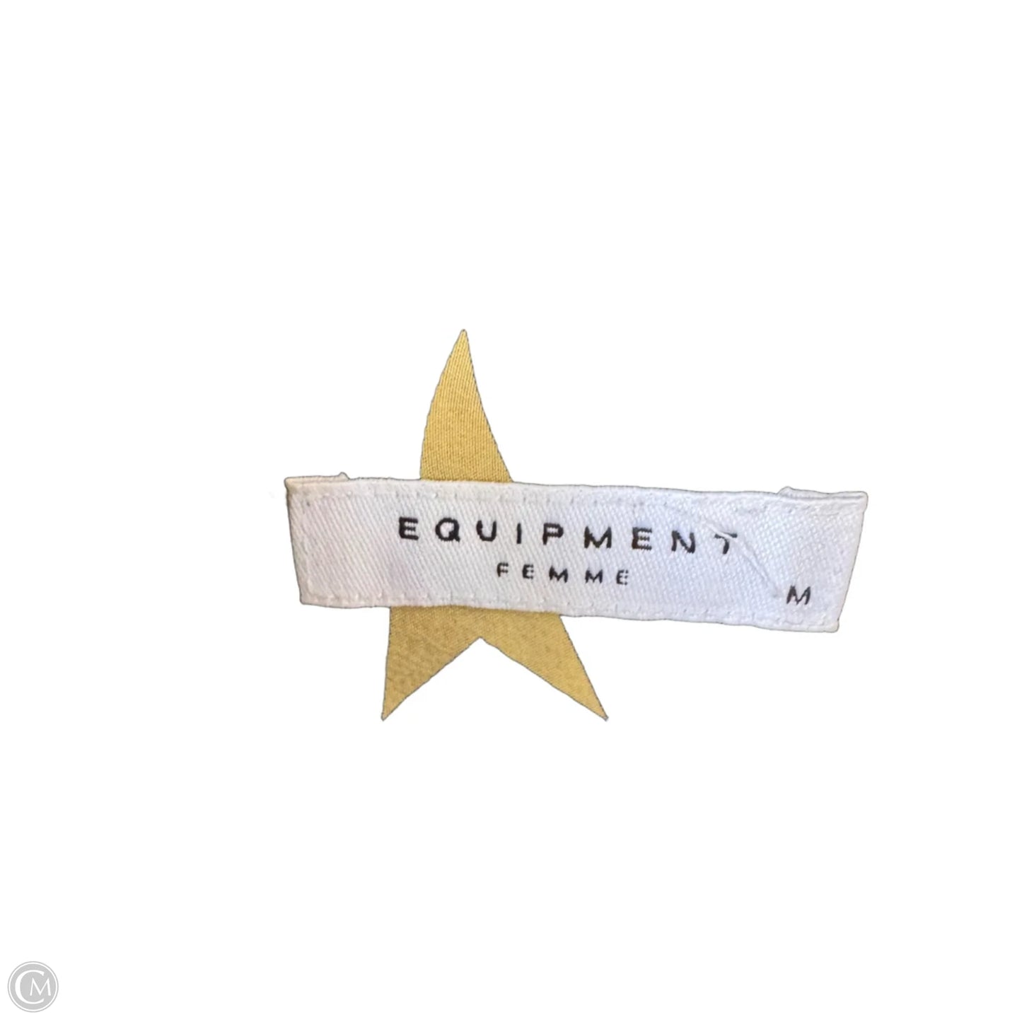 Top Long Sleeve By Equipment In Green, Size: M