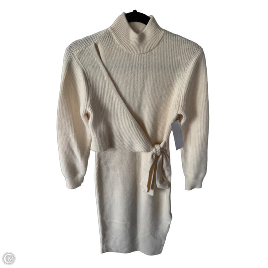 Dress Sweater By Petal & Pup In Cream, Size: S