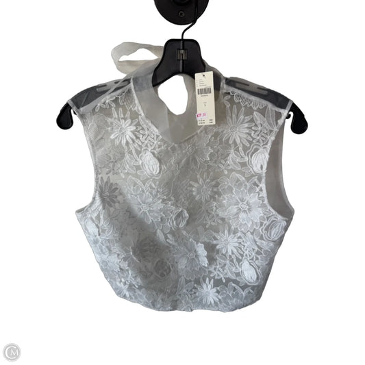 Top Sleeveless By Maeve In White, Size: S
