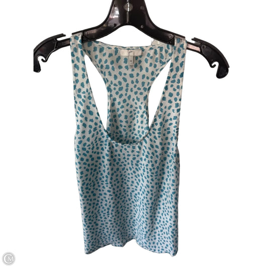 Top Sleeveless By Joie In Blue & White, Size: M