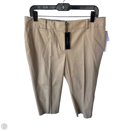 Capris By Talbots In Tan, Size: 12p
