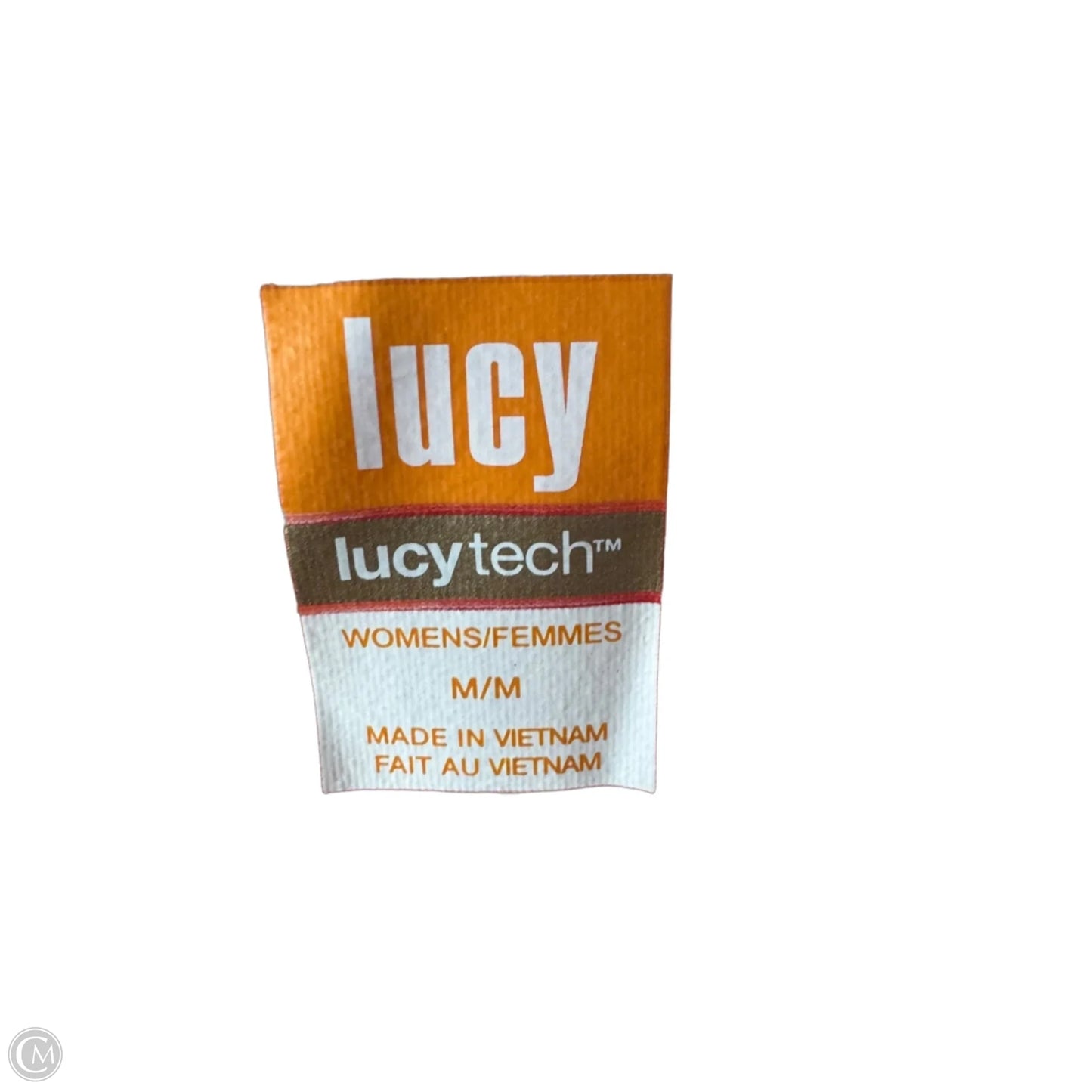 Athletic Tank Top By Lucy In Orange, Size: M
