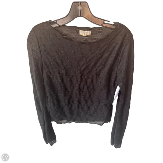 Top Long Sleeve By See You Monday In Black, Size: Xl