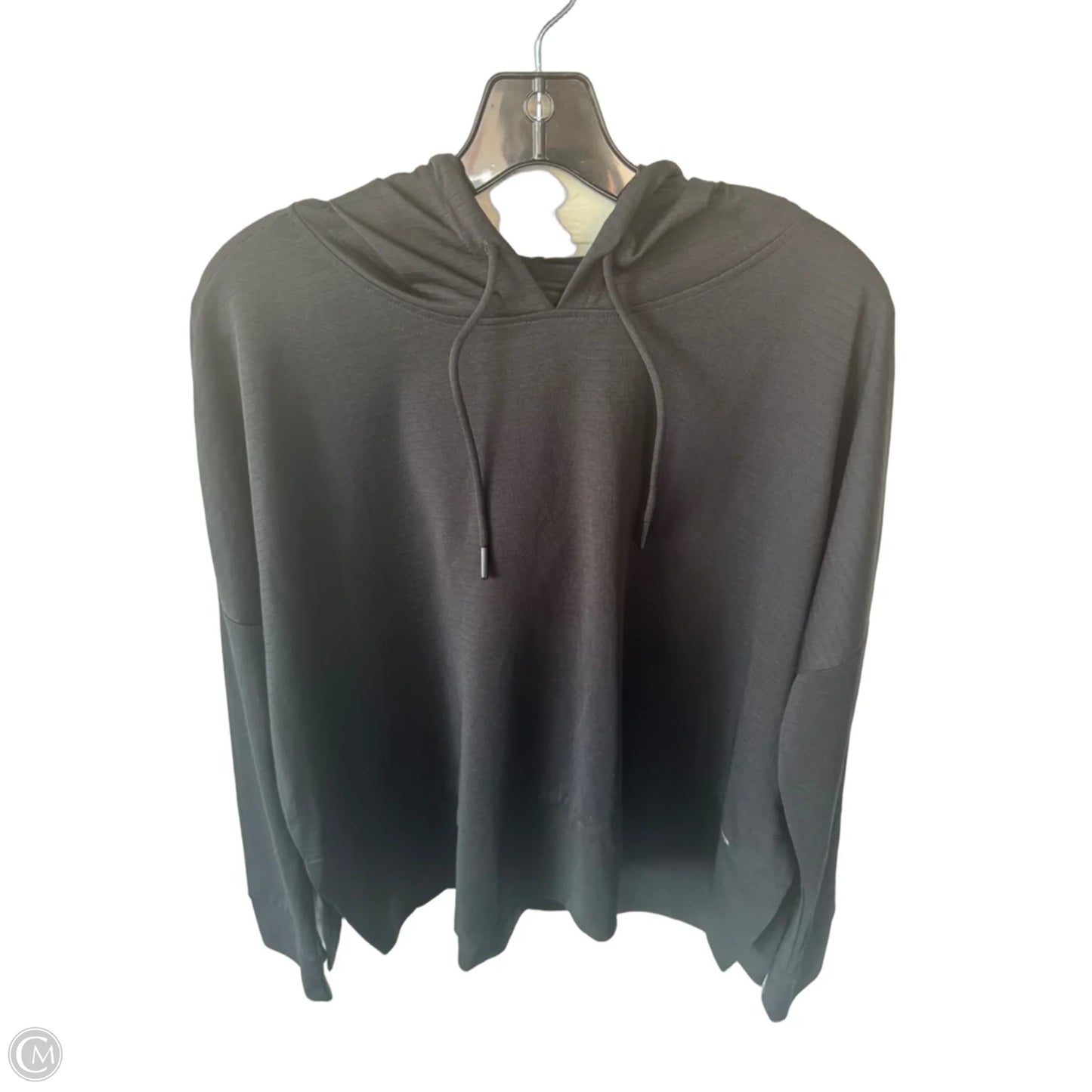 Athletic Top Long Sleeve Hoodie By Mondetta In Black, Size: M