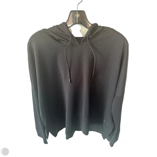 Athletic Top Long Sleeve Hoodie By Mondetta In Black, Size: M