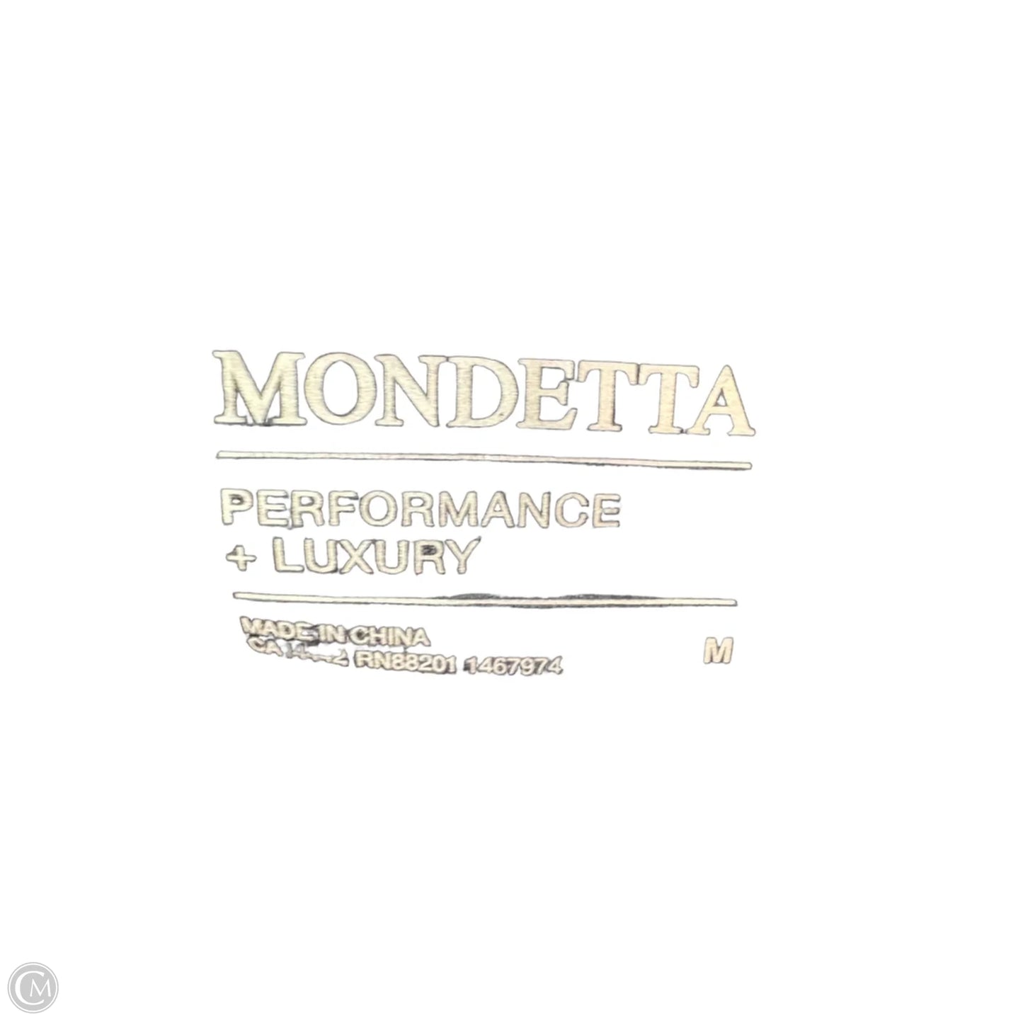 Athletic Top Long Sleeve Hoodie By Mondetta In Black, Size: M