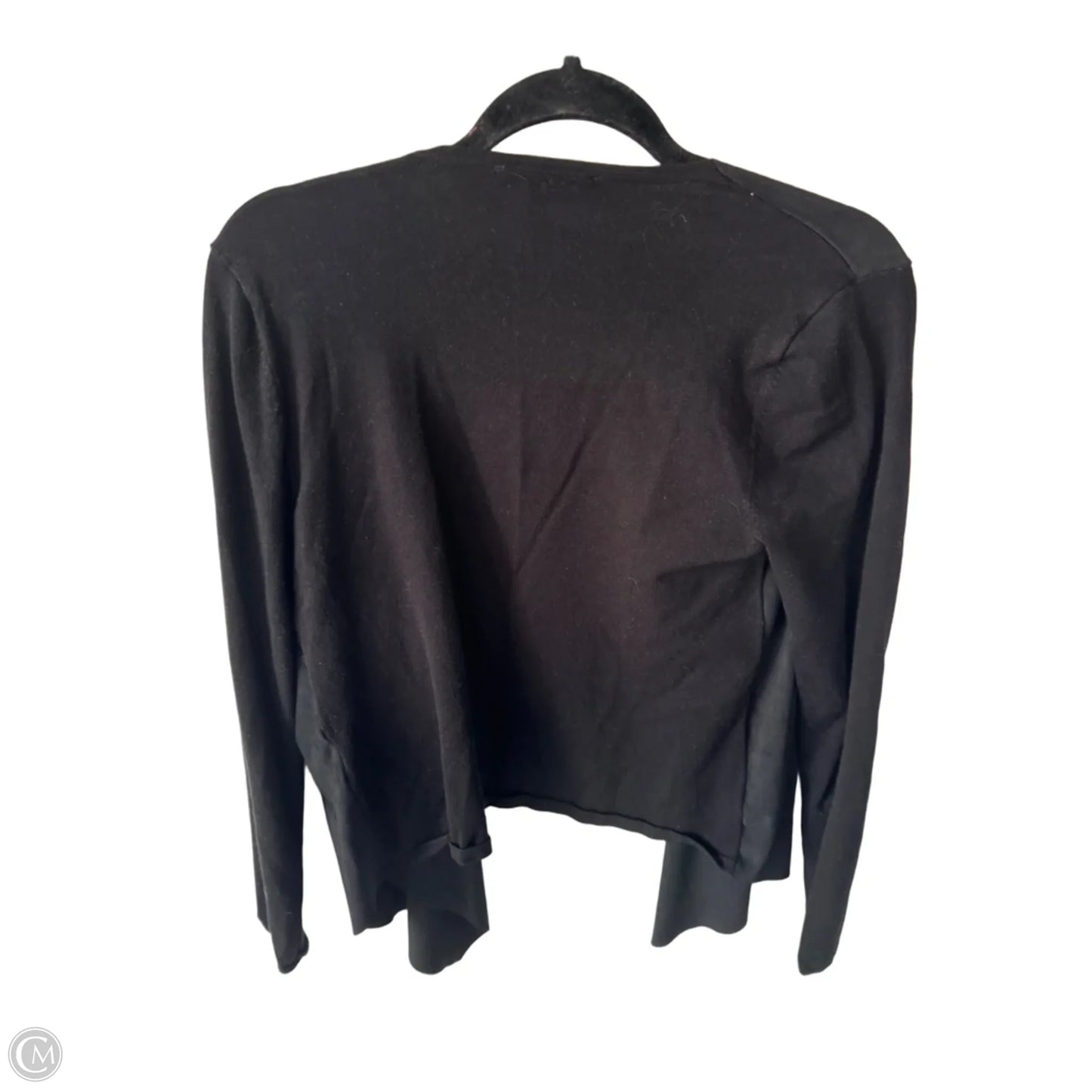 Sweater Cardigan By Inc In Black, Size: L