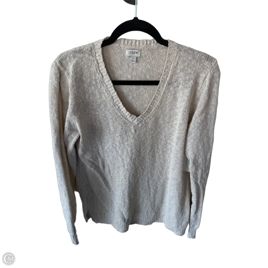 Sweater By J. Crew In Cream, Size: L