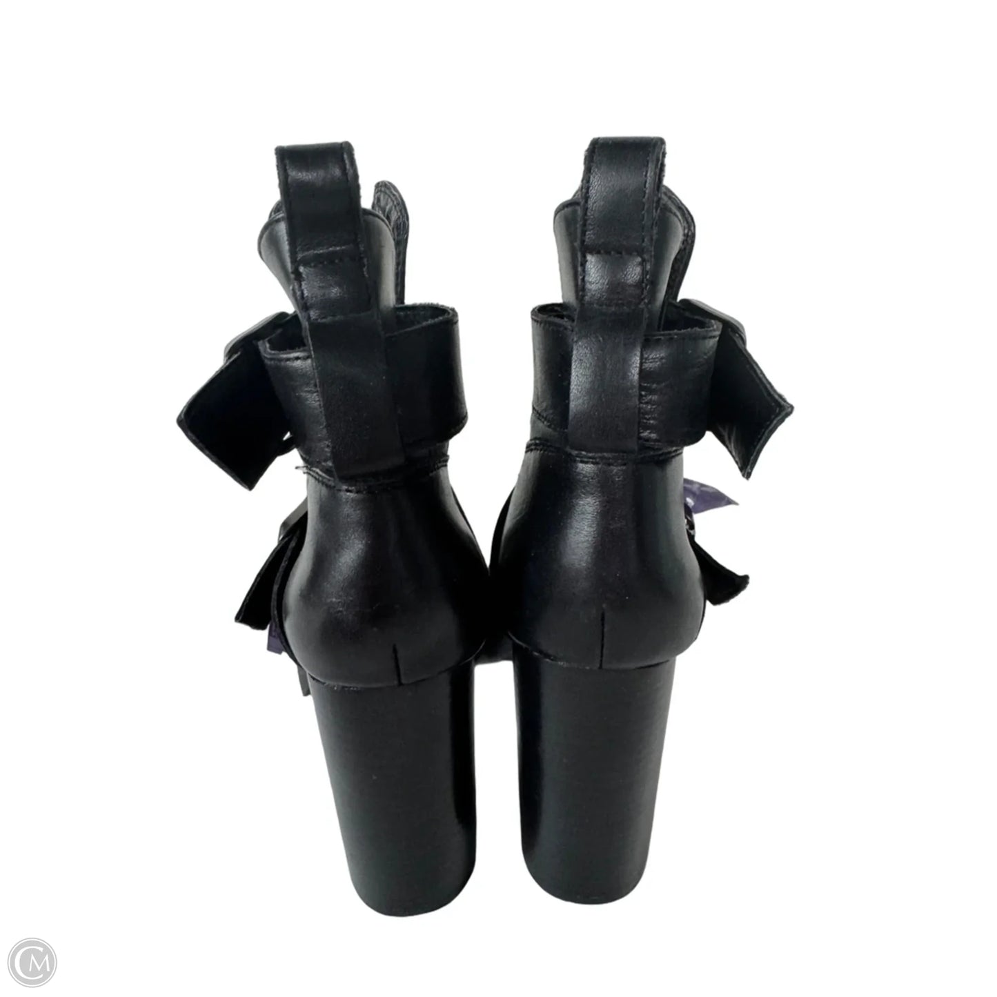 Boots Ankle Heels By Steve Madden In Black, Size: 8