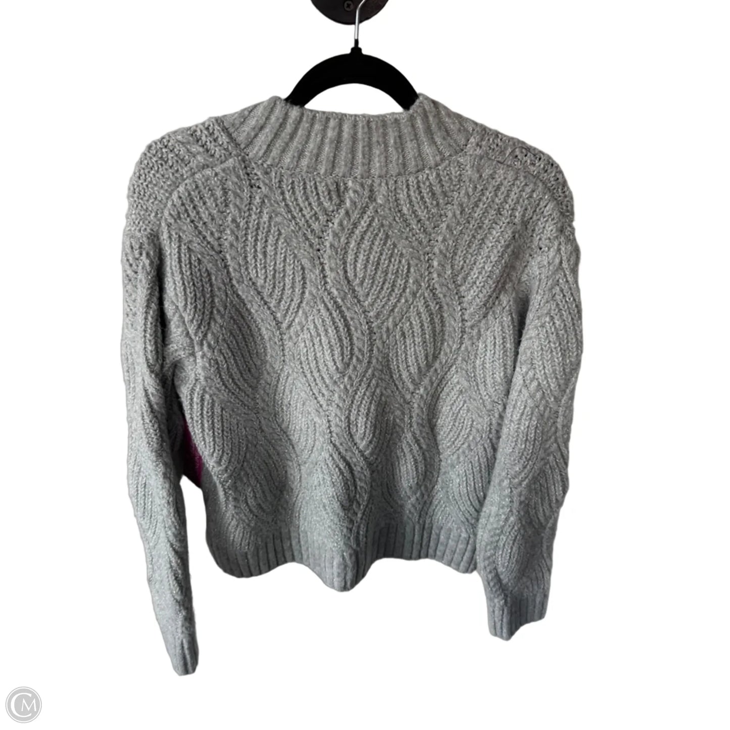 Sweater Cardigan By Universal Thread In Silver, Size: Xs