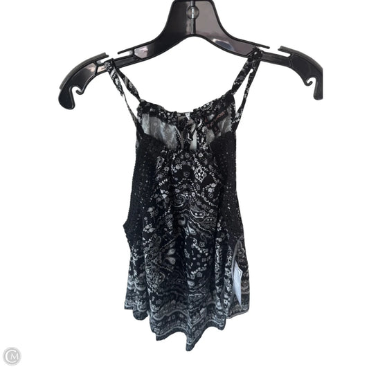Top Sleeveless By Almost Famous In Black & White, Size: S