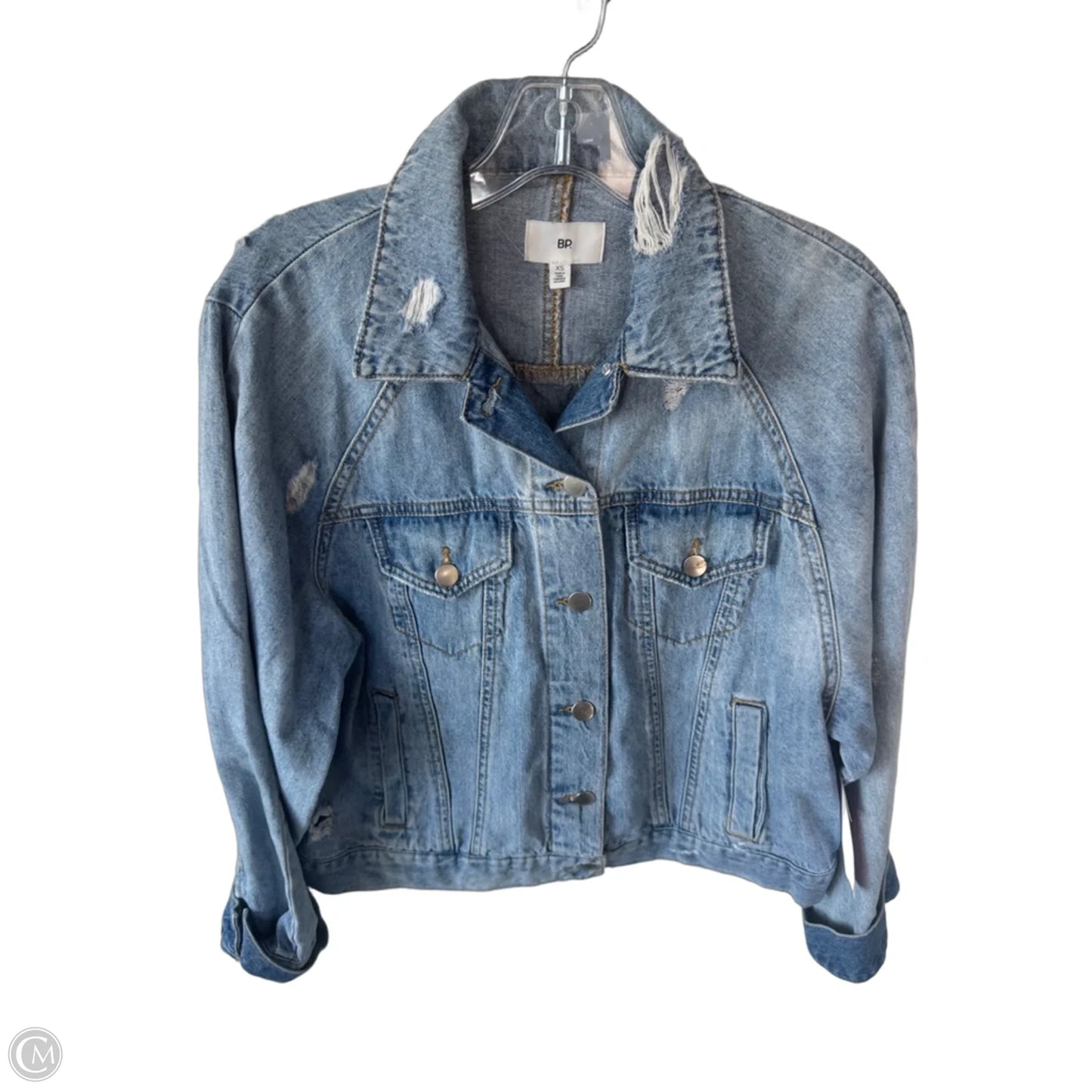 Jacket Denim By Bp In Blue Denim, Size: Xs