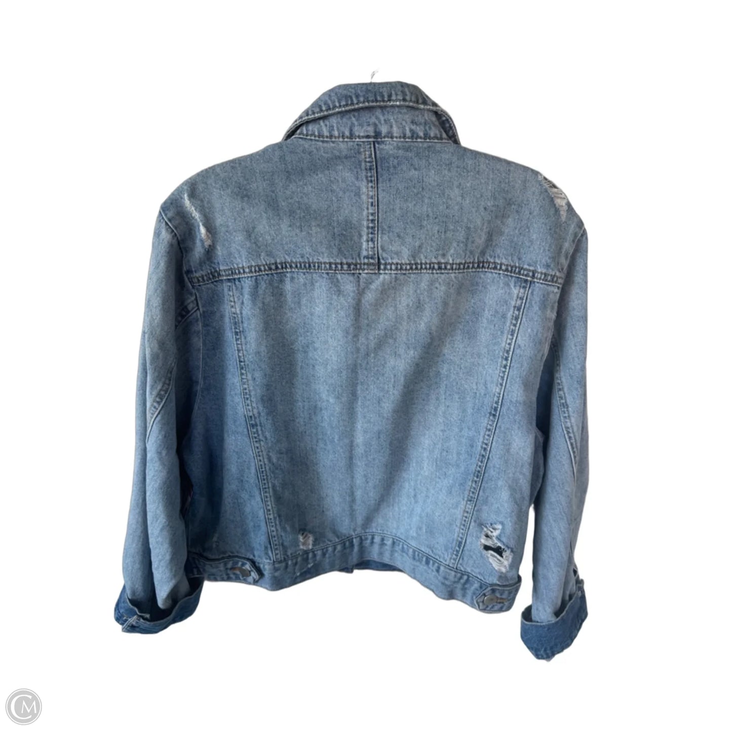 Jacket Denim By Bp In Blue Denim, Size: Xs