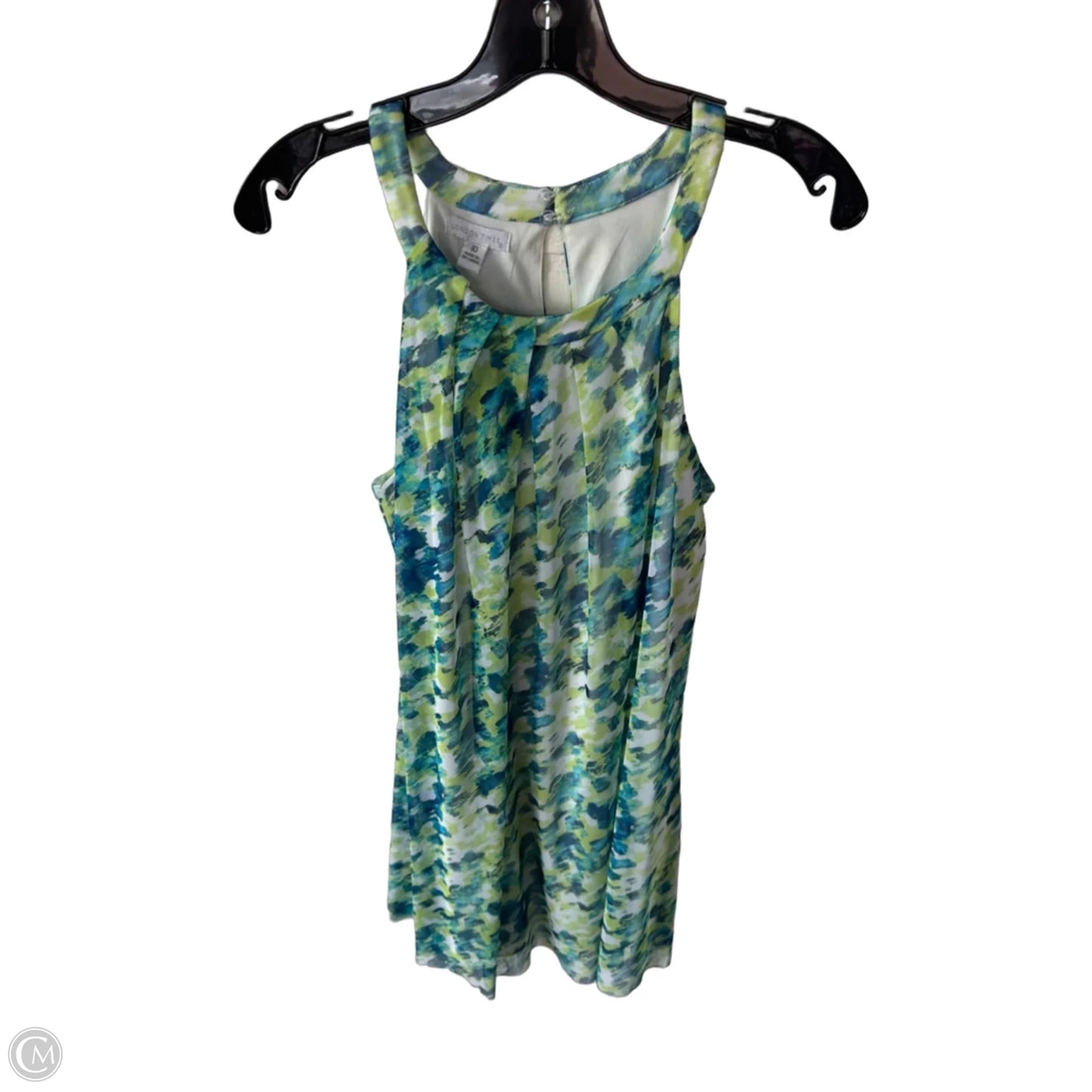 Dress Casual Short By London Times In Blue & Green, Size: M