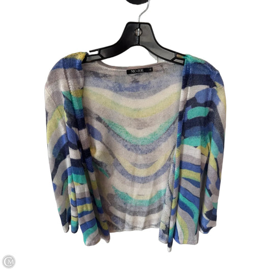 Cardigan By Nic + Zoe In Blue & Grey, Size: Xs