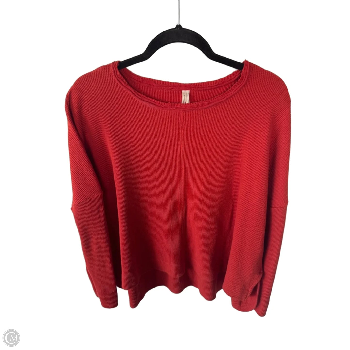 Top Long Sleeve By Anthropologie In Orange, Size: Xs
