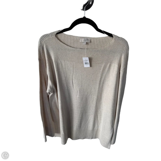Sweater By Loft In Tan, Size: L