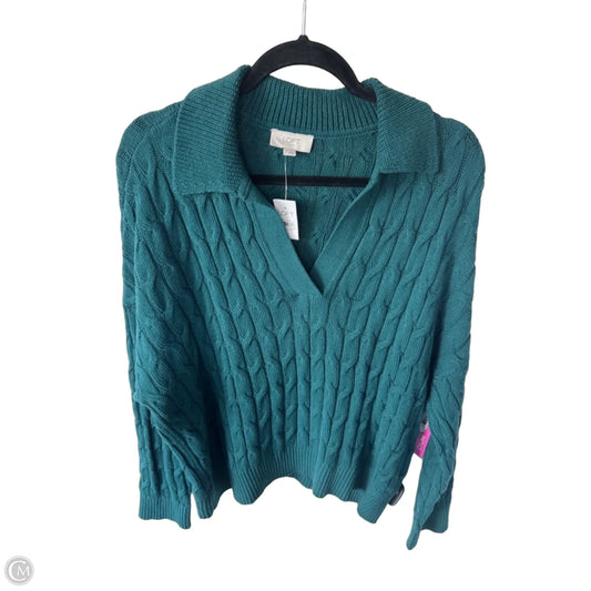 Sweater By Loft In Green, Size: L