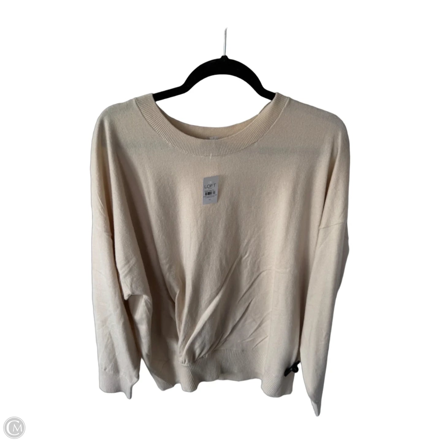 Sweater By Loft In Tan, Size: Xl