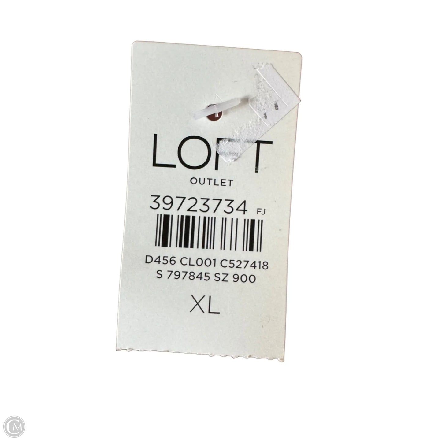 Sweater By Loft In Pink & Red, Size: Xl