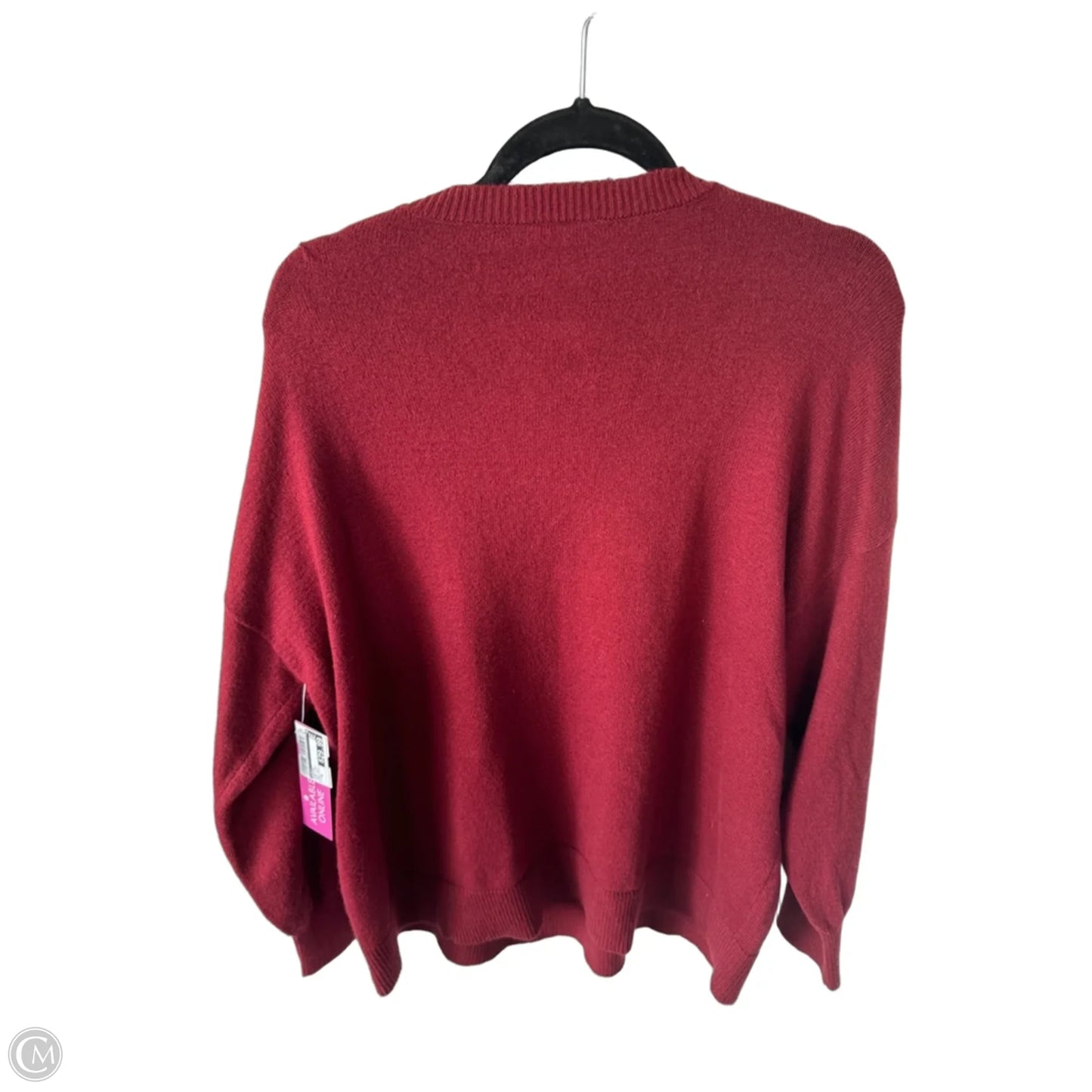 Sweater By Loft In Pink & Red, Size: Xl