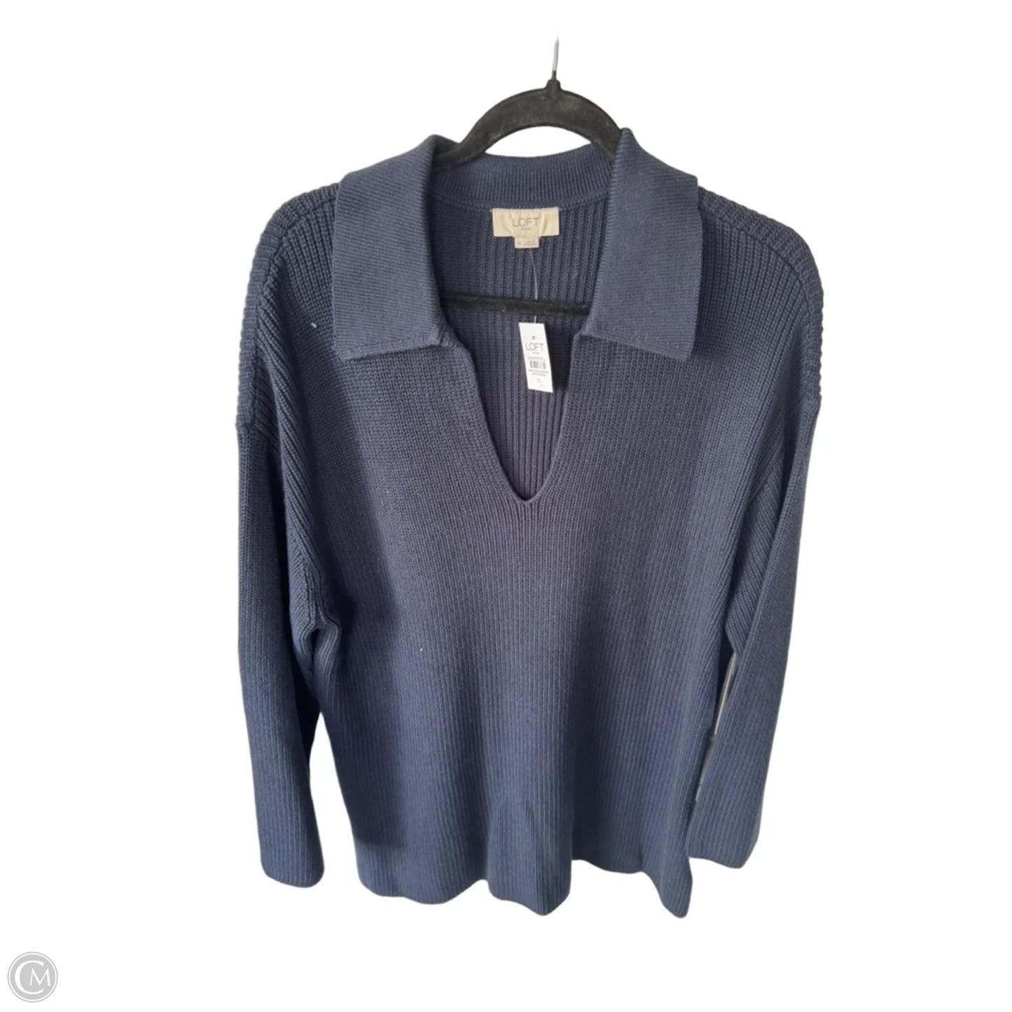 Sweater By Loft In Blue, Size: Xl