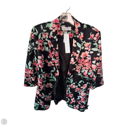 Blazer By Calvin Klein In Black & Green, Size: S