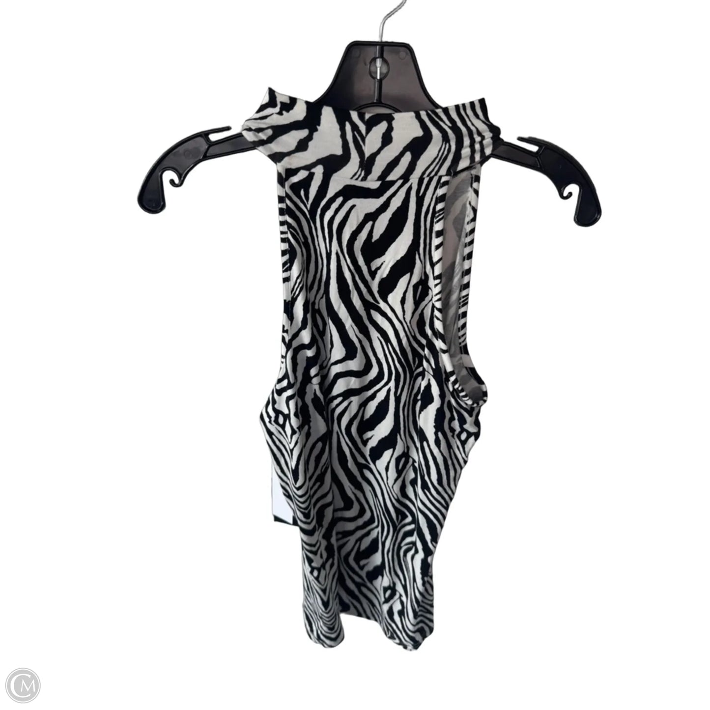 Top Sleeveless By Cliche In Black & White, Size: S