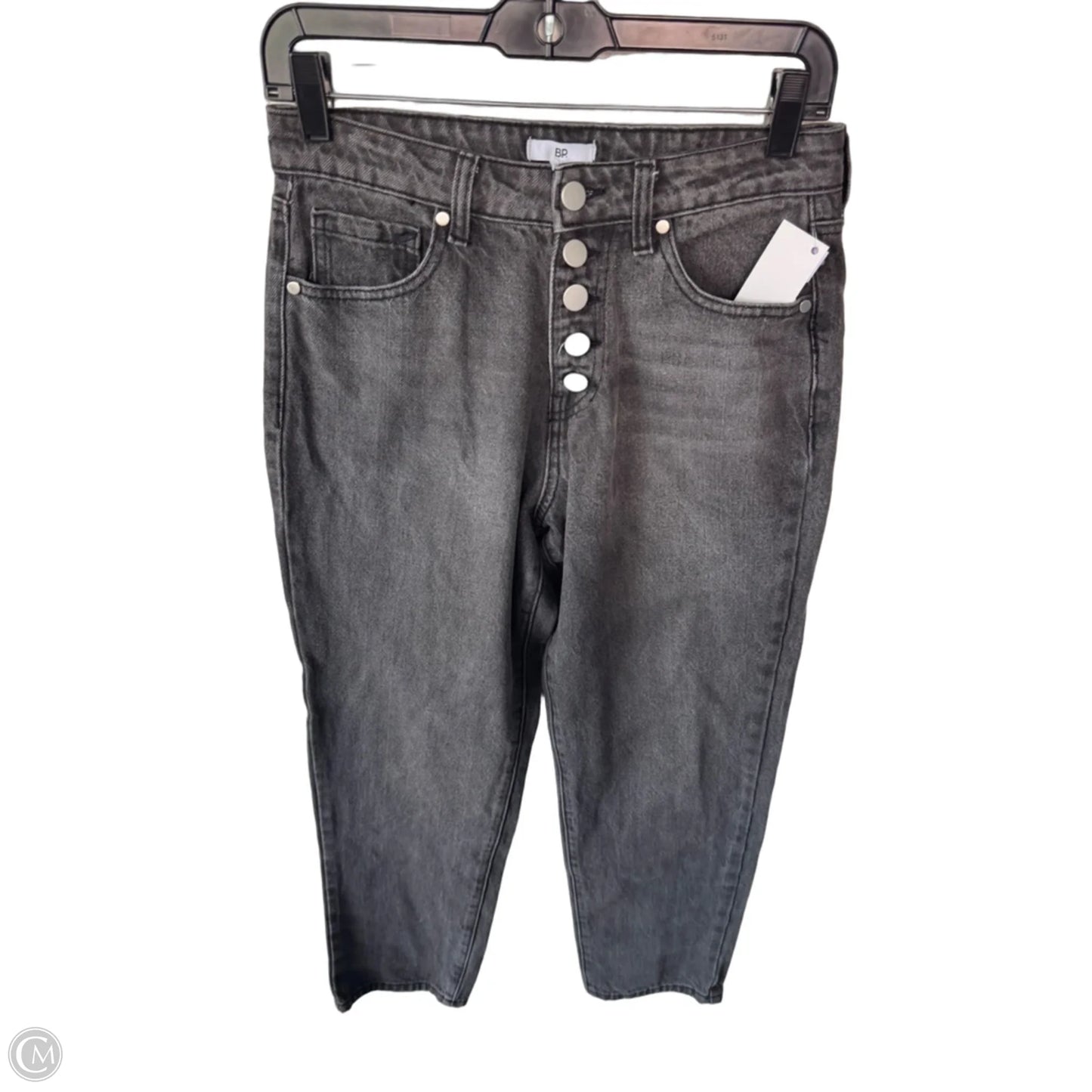Jeans Straight By Bp In Black Denim, Size: 4