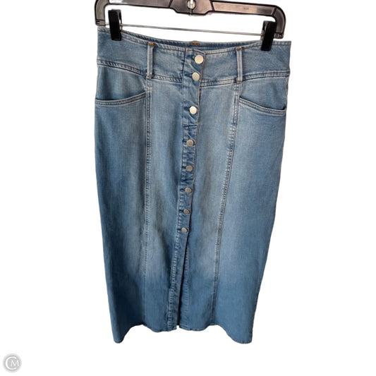 Skirt Maxi By Clothes Mentor In Blue Denim, Size: 2