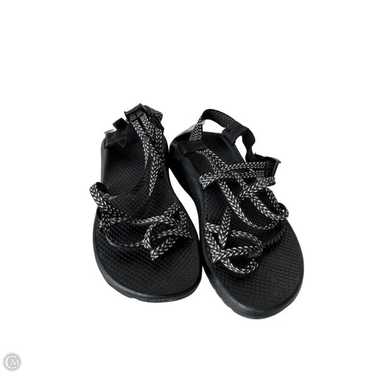 Sandals Flats By Chacos In Black & Grey, Size: 9