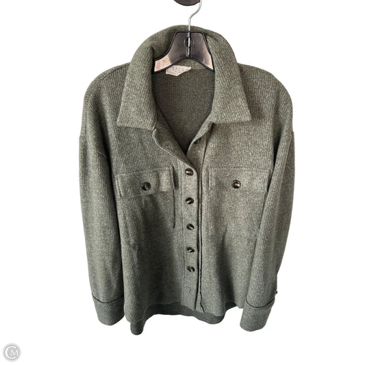 Jacket Shirt By Sage In Green, Size: S