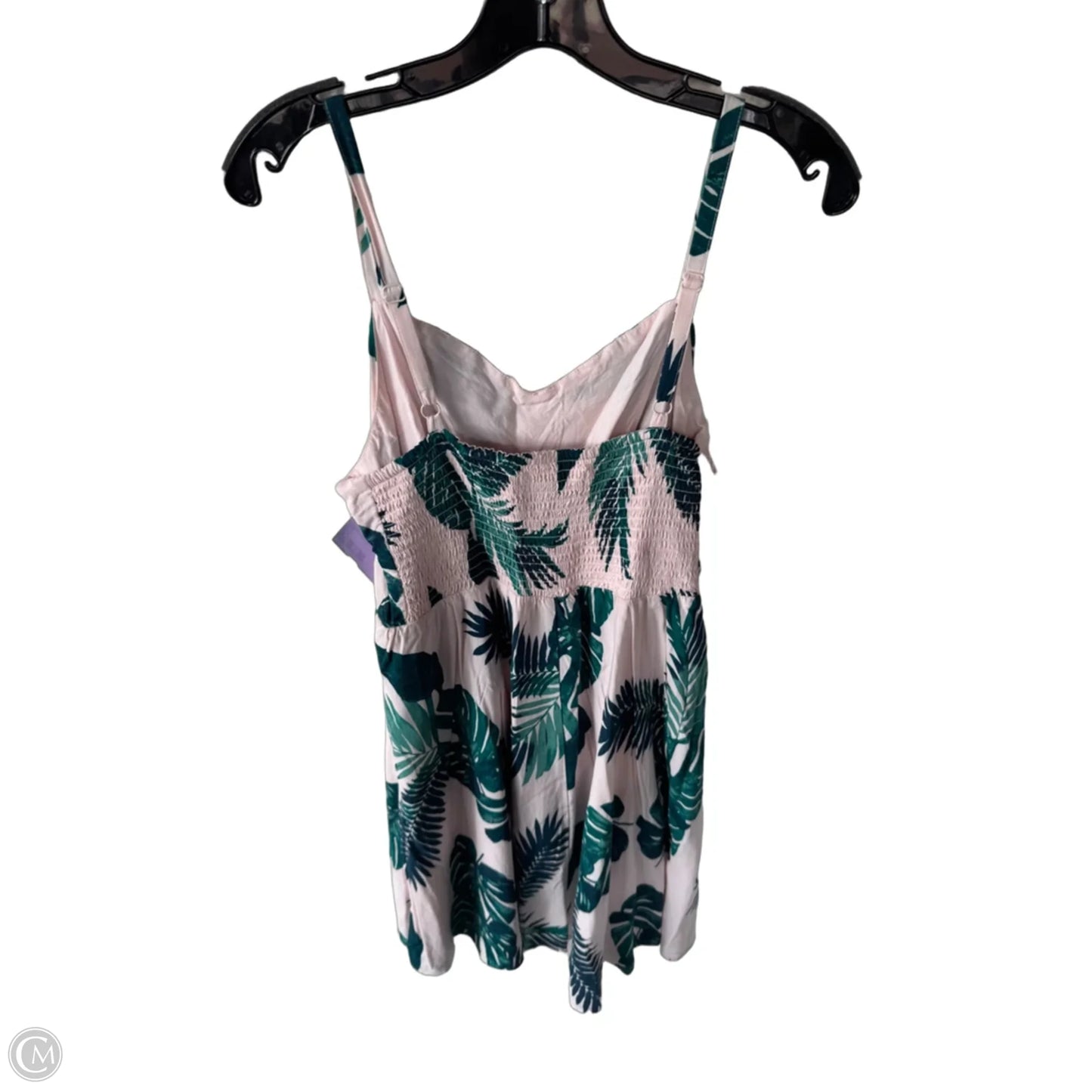 Dress Casual Short By Old Navy In Green & Pink, Size: L