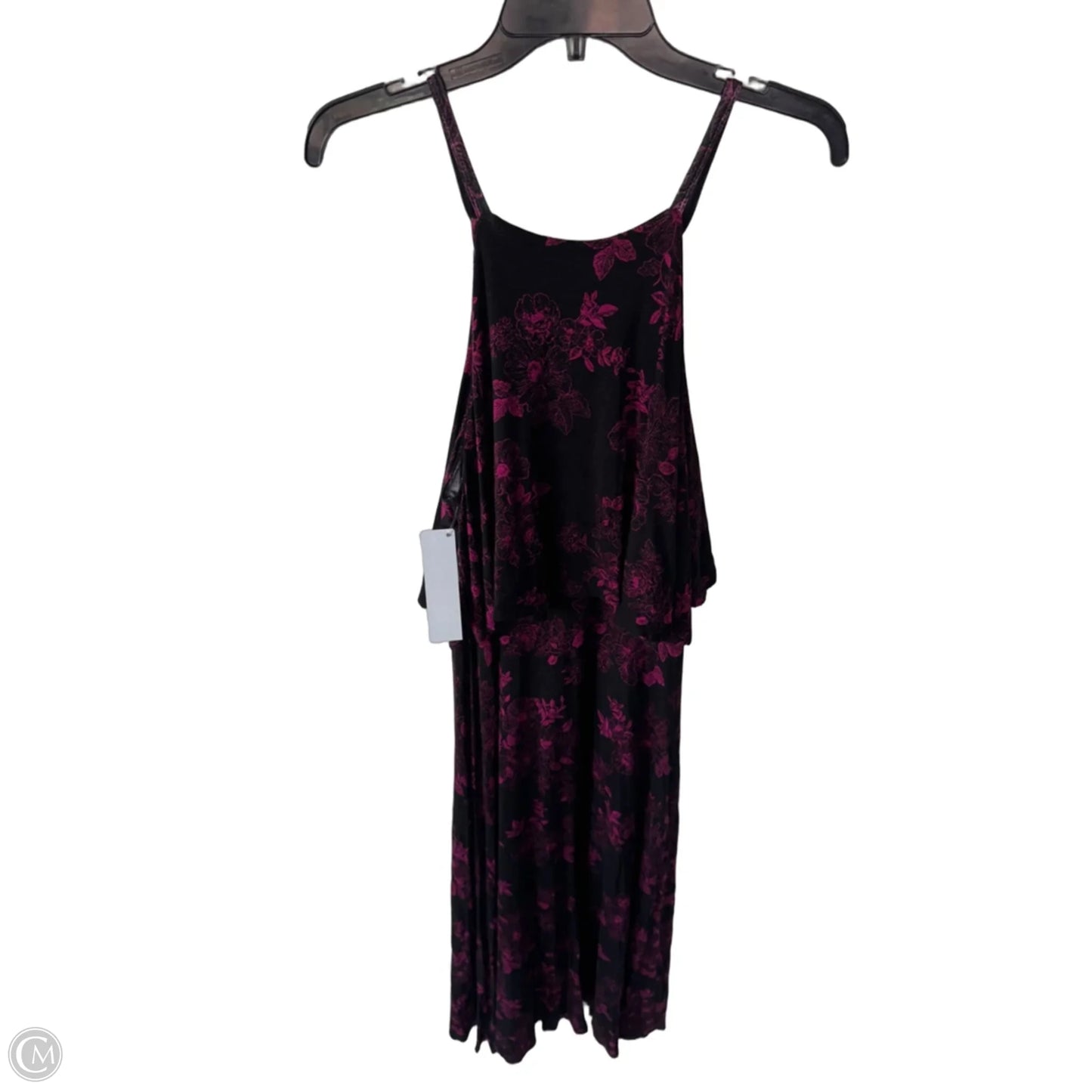 Dress Casual Maxi By Torrid In Black & Purple, Size: 1x