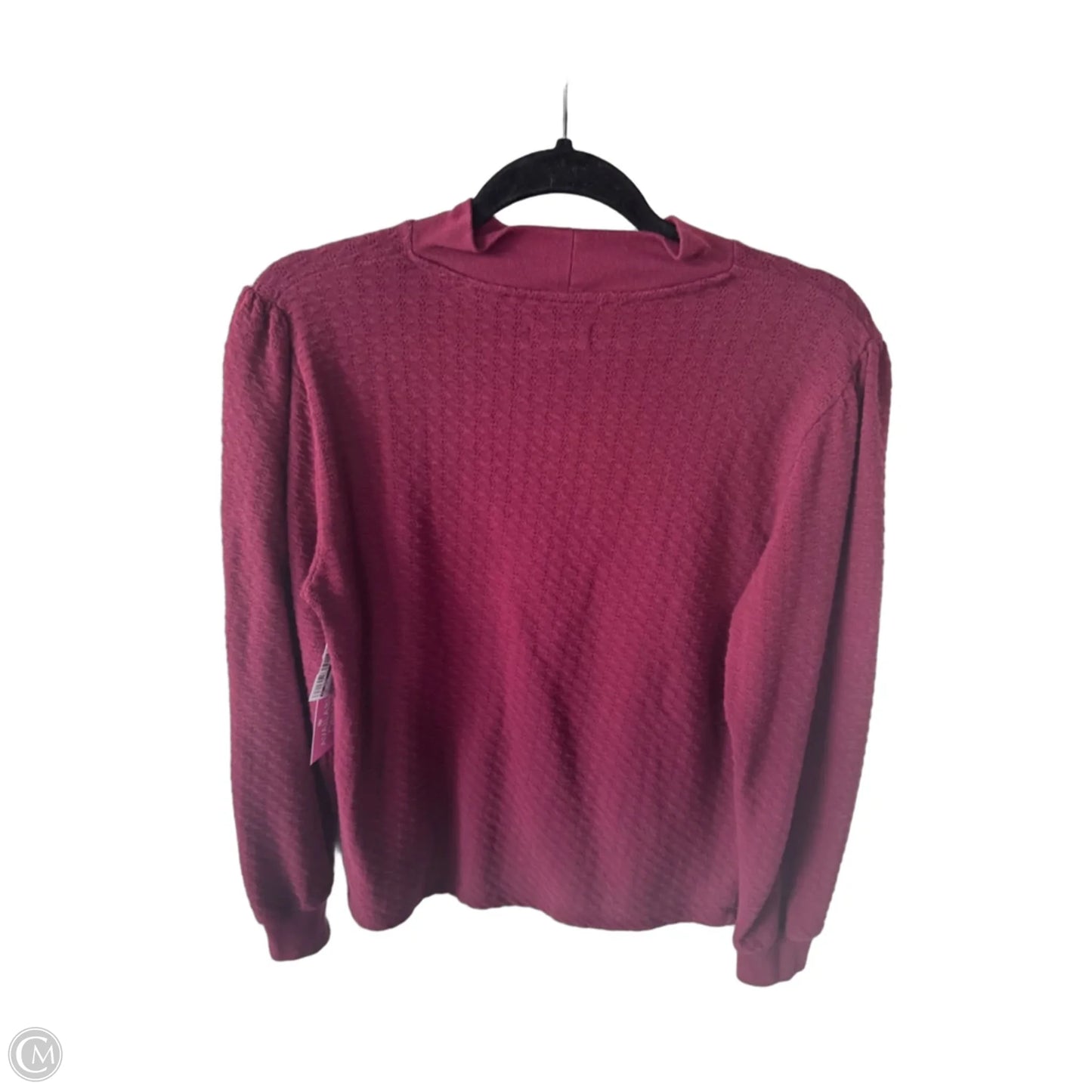 Top Long Sleeve By J. Crew In Red, Size: M