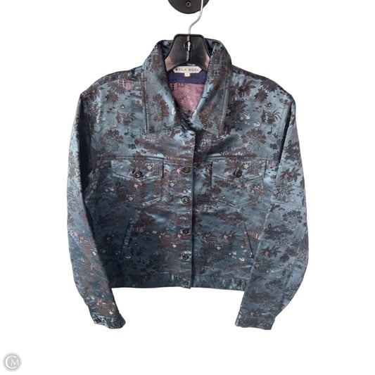 Jacket Other By Cmc In Blue & Brown, Size: M