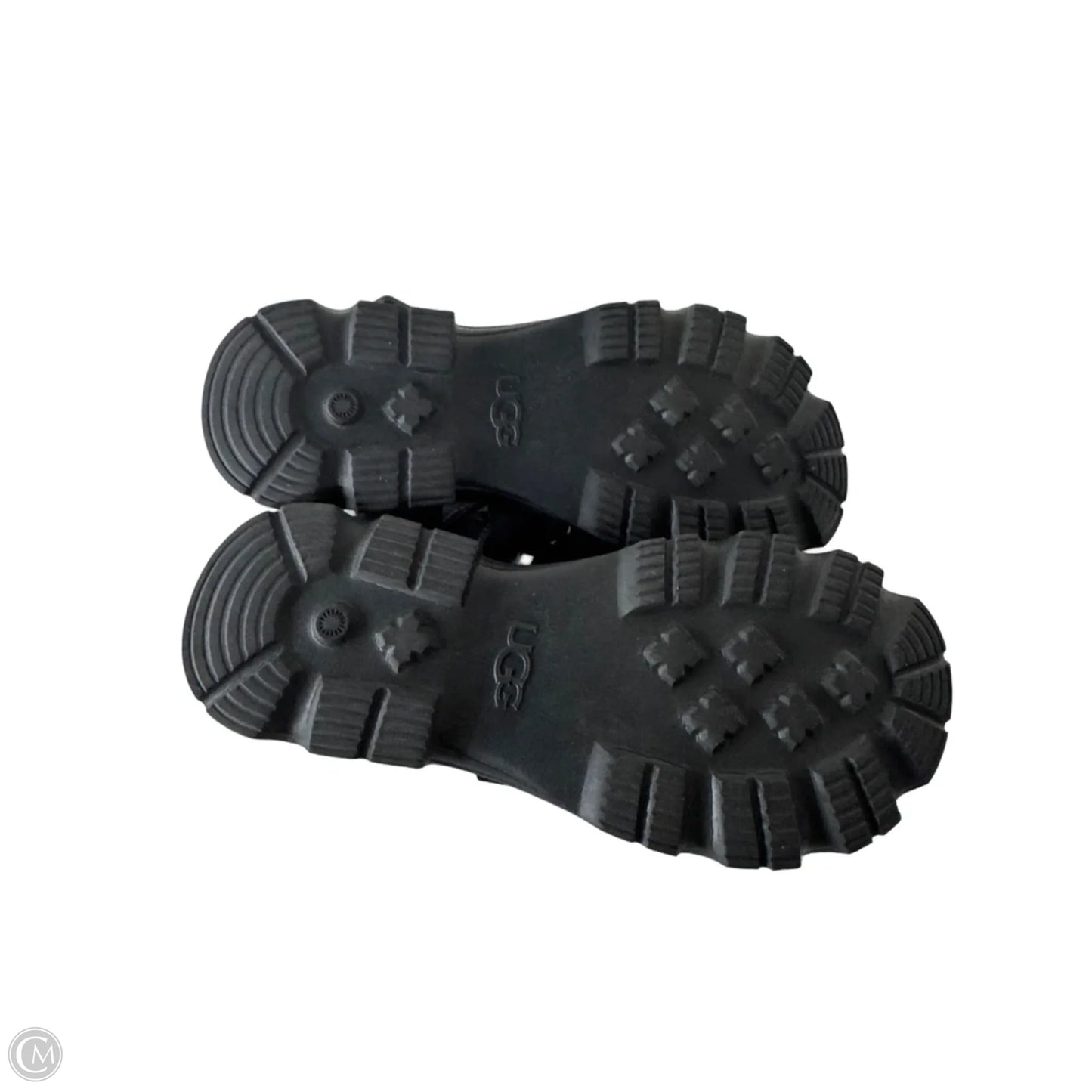 Sandals Designer By Ugg In Black, Size: 8.5